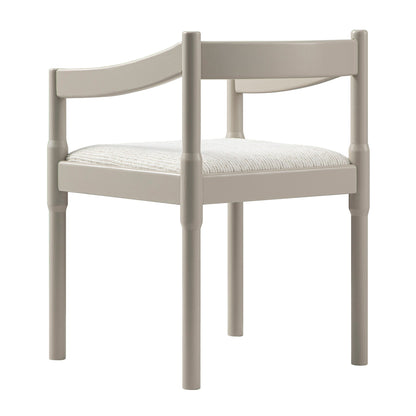 Chaise Carver 2 en 1 Minley, taupe clair brillant