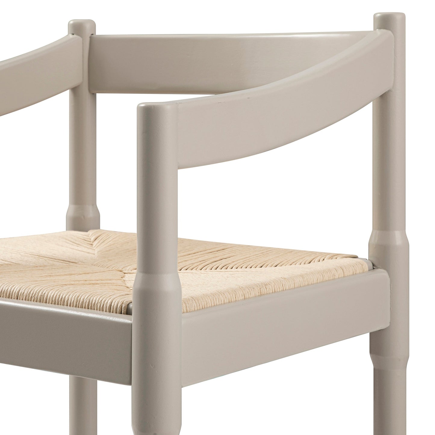 Chaise Carver 2 en 1 Minley, taupe clair brillant