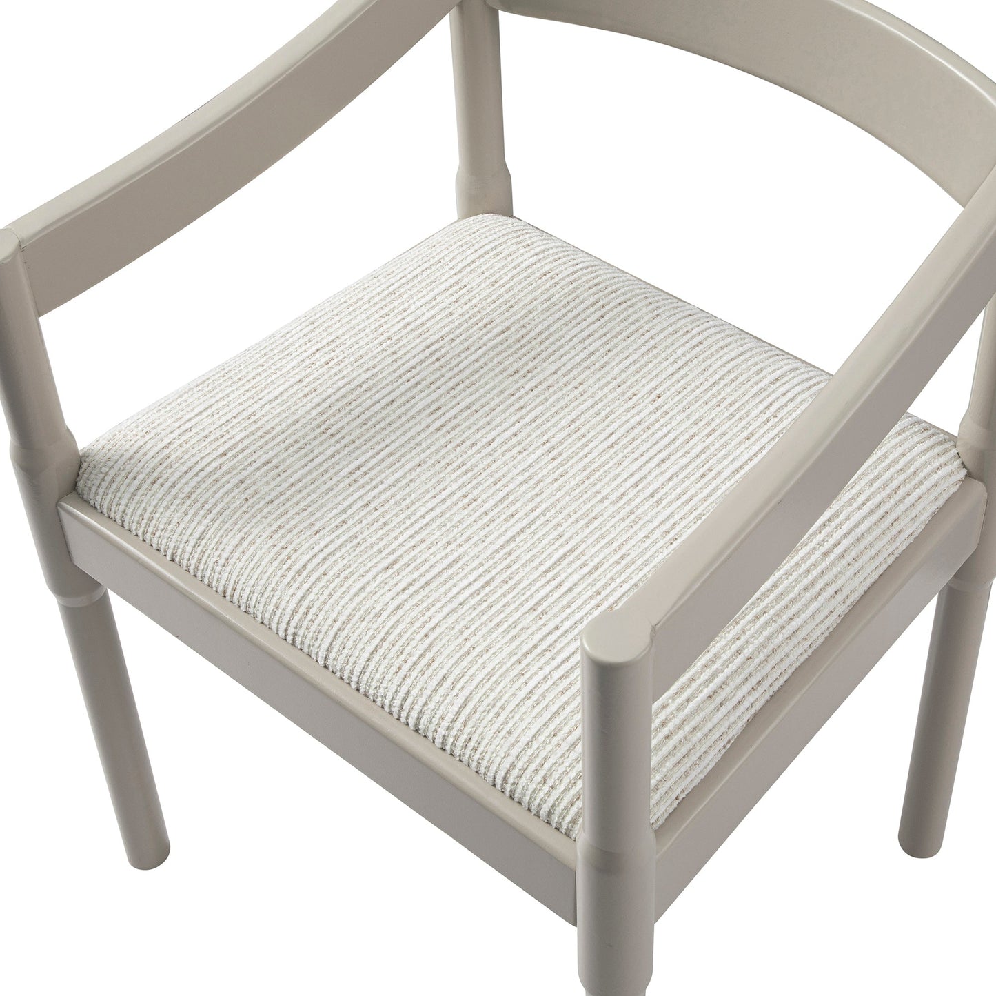 Chaise Carver 2 en 1 Minley, taupe clair brillant