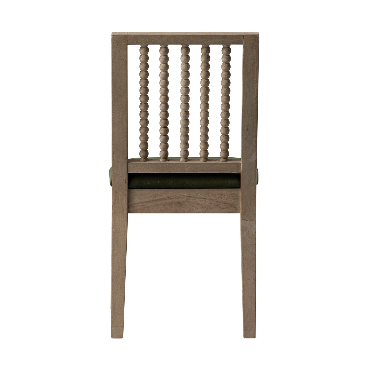 Ensemble de 2 chaises de salle à manger Hemingford en velours vert mousse et chêne lavé