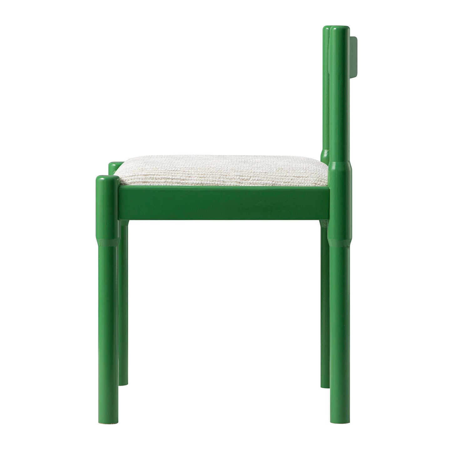 Chaise de salle à manger 2 en 1 Minley, vert palmier brillant