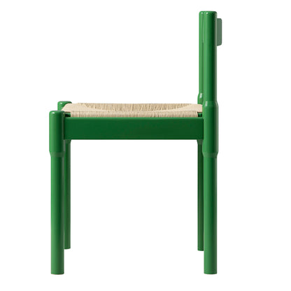 Chaise de salle à manger 2 en 1 Minley, vert palmier brillant