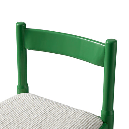 Chaise de salle à manger 2 en 1 Minley, vert palmier brillant