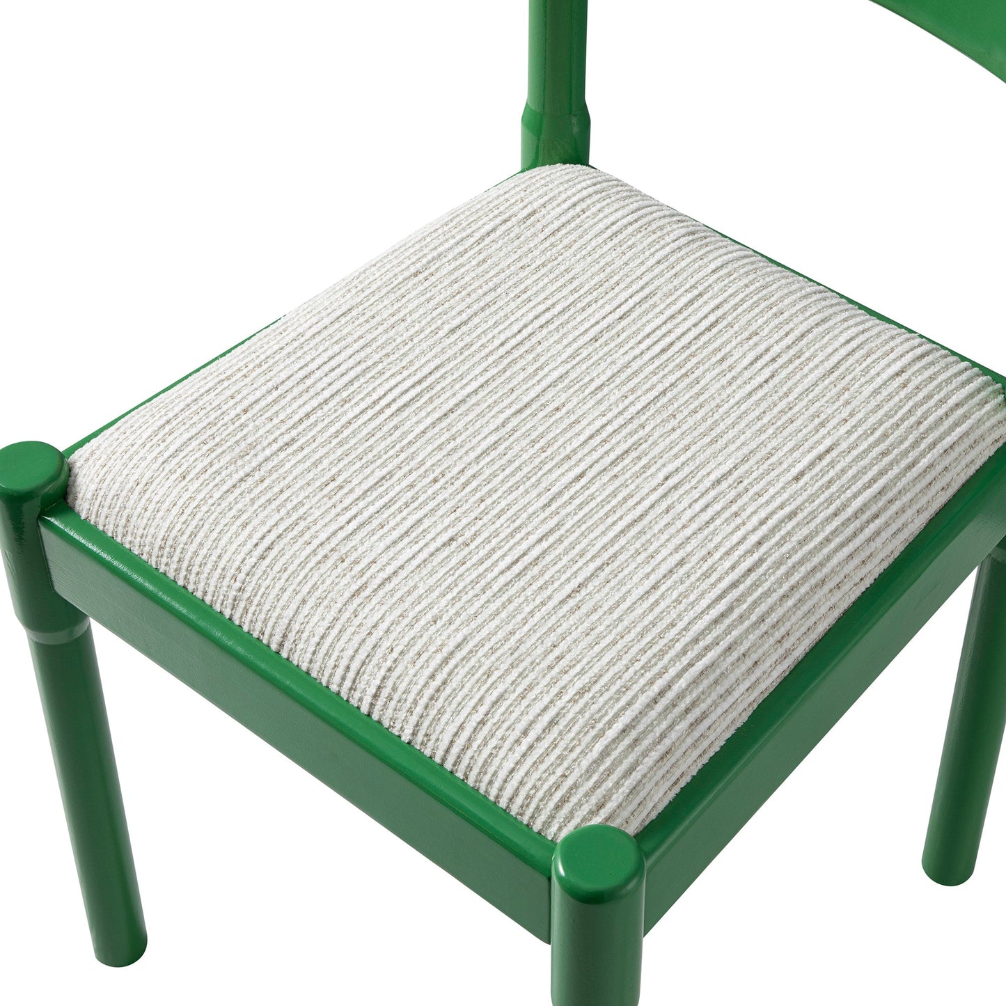 Chaise de salle à manger 2 en 1 Minley, vert palmier brillant