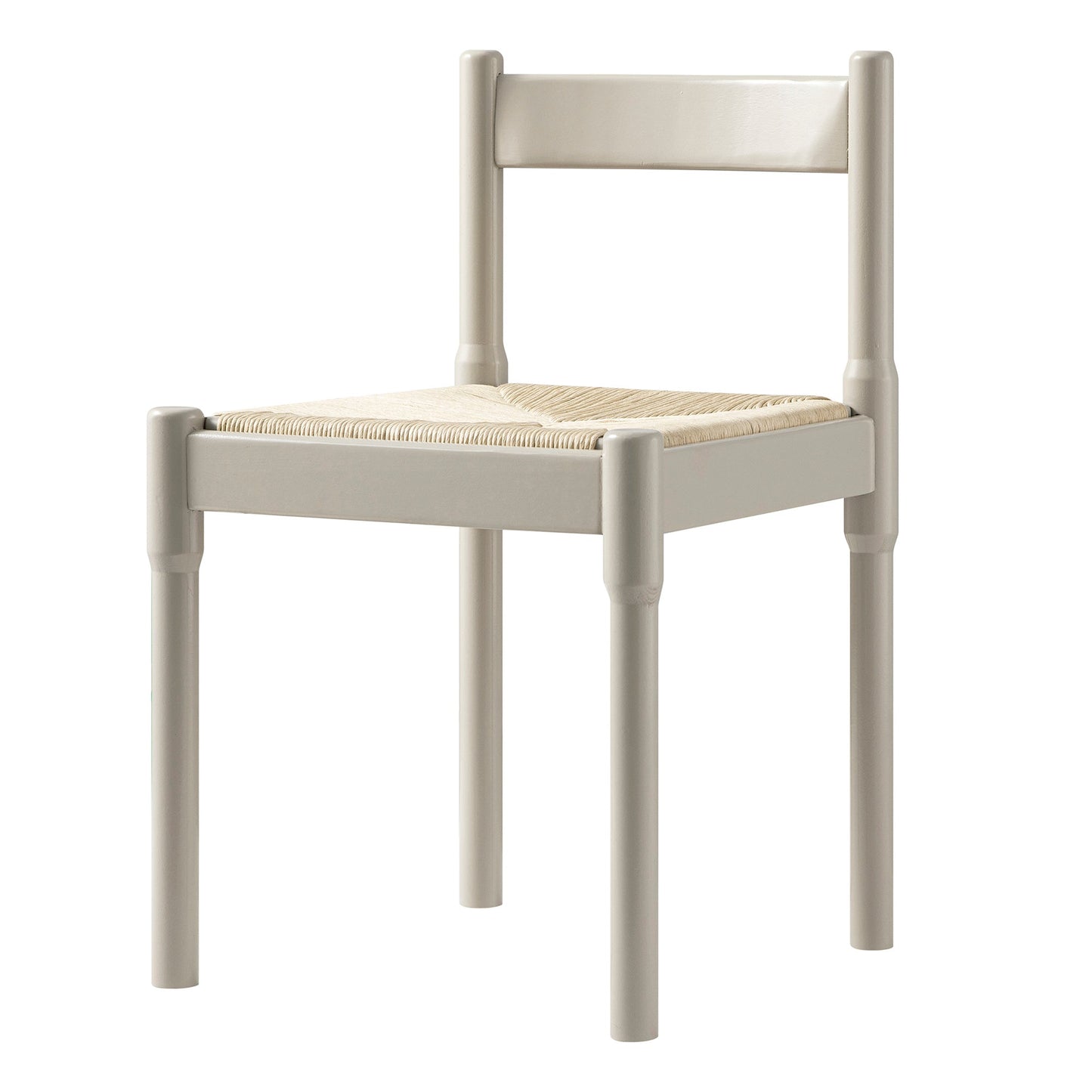 Chaise de salle à manger 2 en 1 Minley, taupe clair brillant