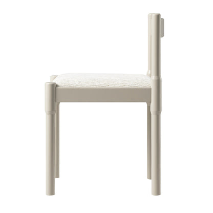 Chaise de salle à manger 2 en 1 Minley, taupe clair brillant