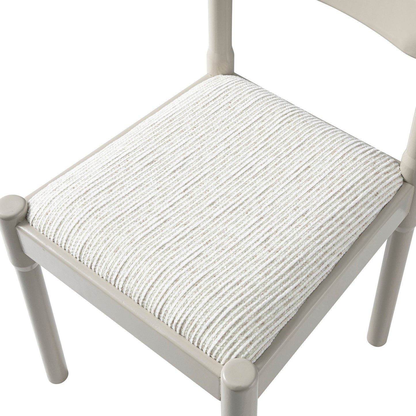 Chaise de salle à manger 2 en 1 Minley, taupe clair brillant