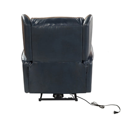 Fauteuil inclinable électrique Eduardo en cuir véritable avec port USB (lot de 2)