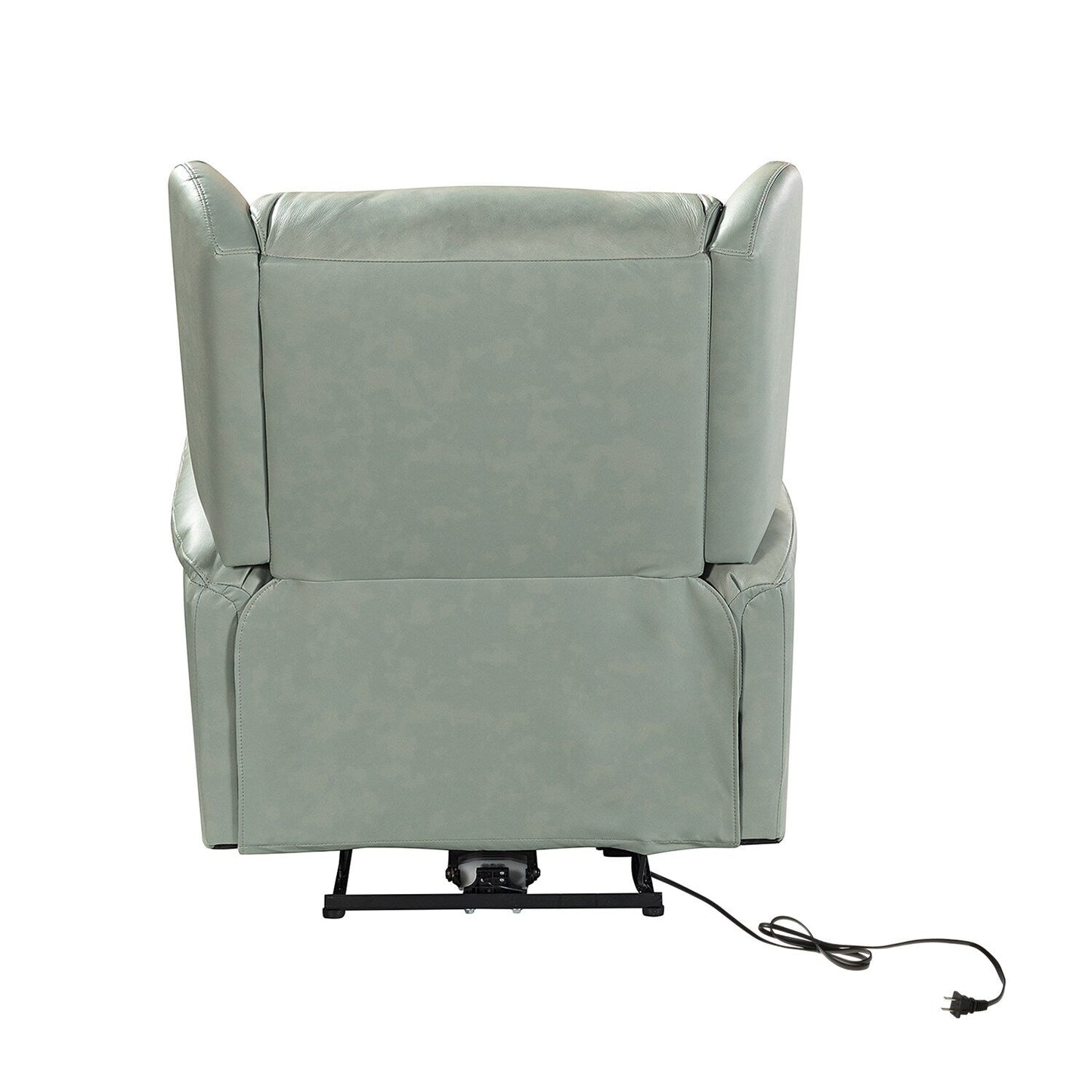 Fauteuil inclinable électrique Eduardo en cuir véritable avec port USB (lot de 2)