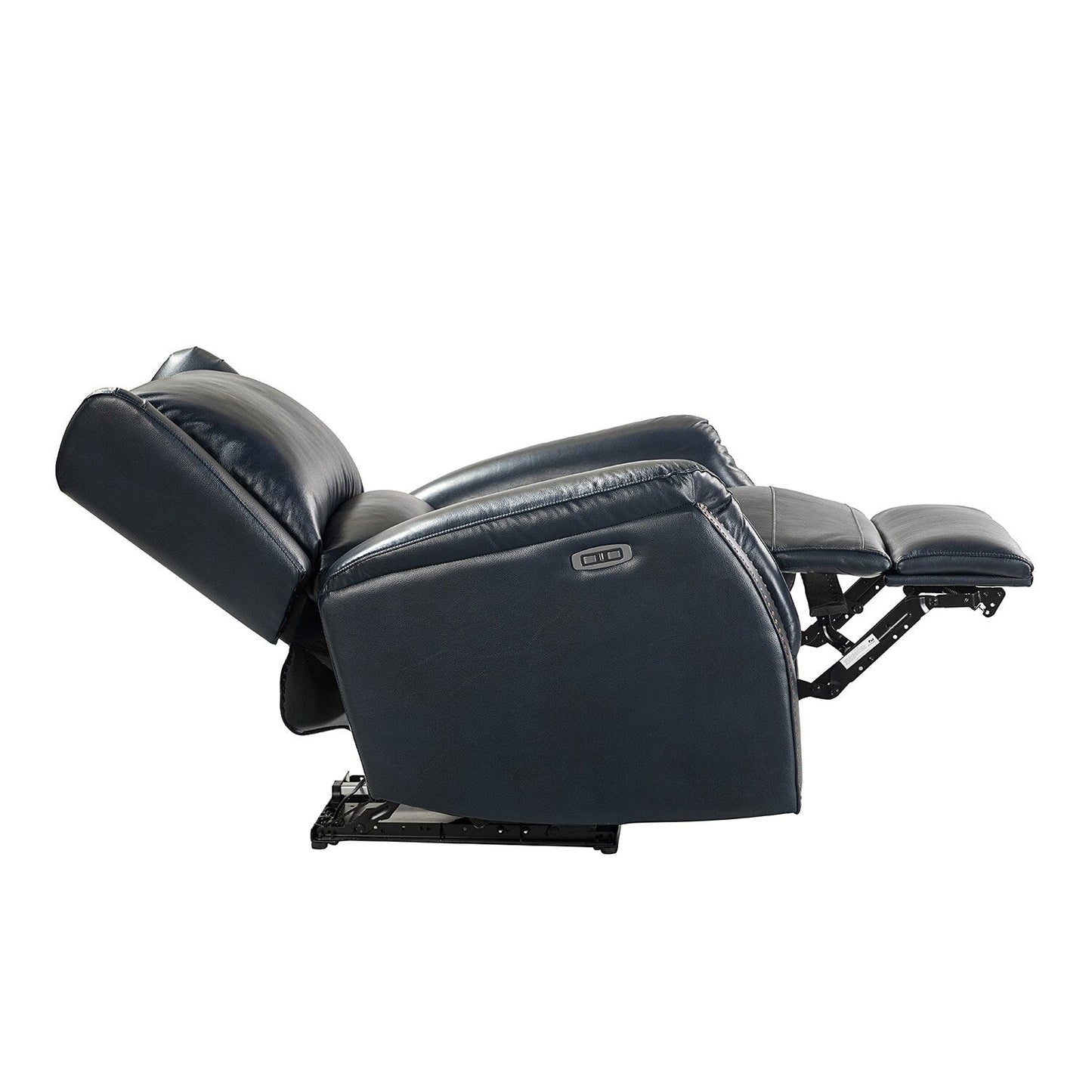 Fauteuil inclinable électrique Eduardo en cuir véritable avec port USB (lot de 2)