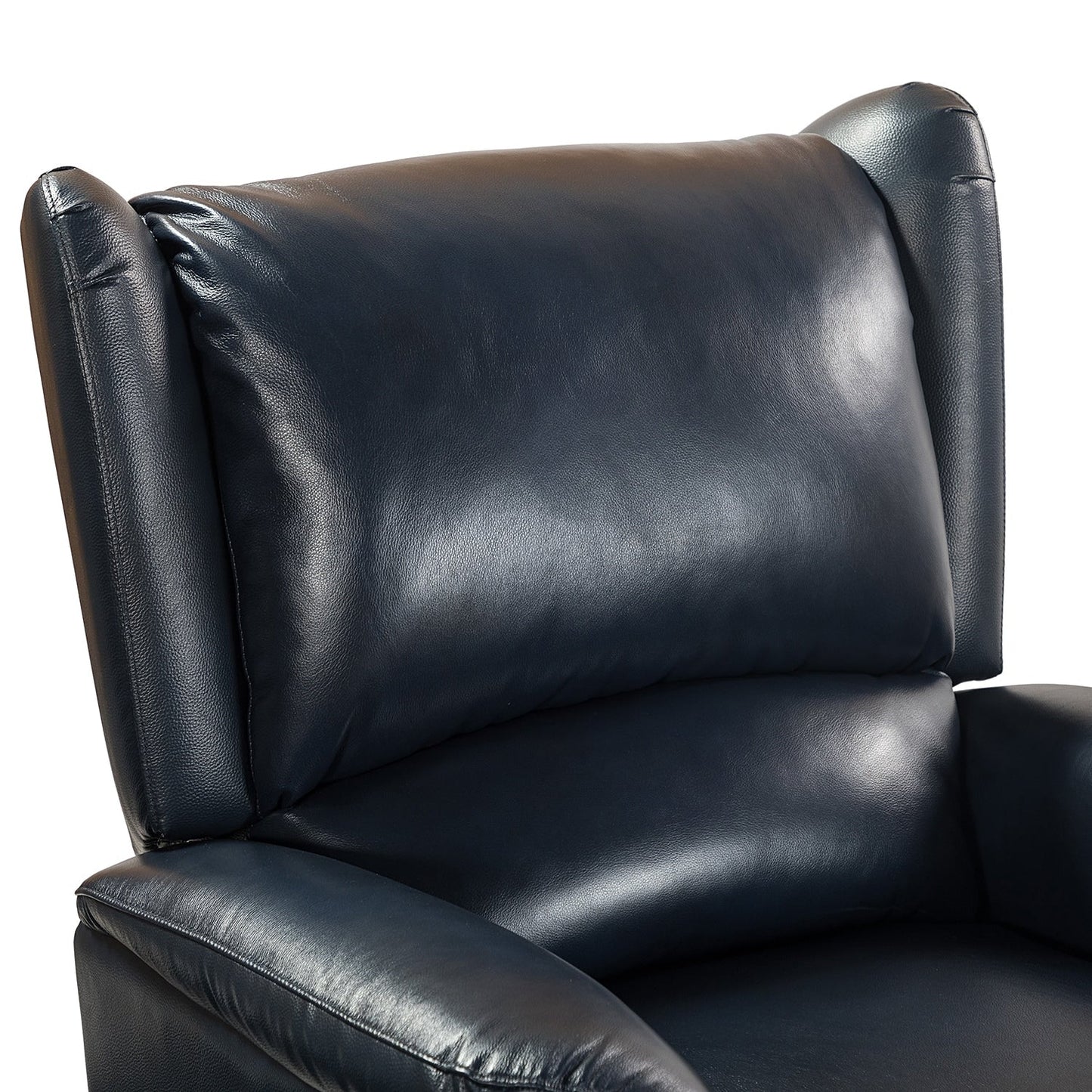 Fauteuil inclinable électrique Eduardo en cuir véritable avec port USB (lot de 2)