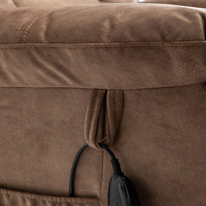 Fauteuil releveur électrique inclinable avec massage et chauffage