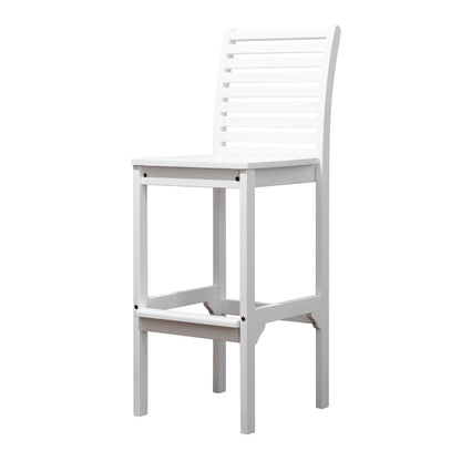 Ensemble table et chaises de bar Emilio en bois