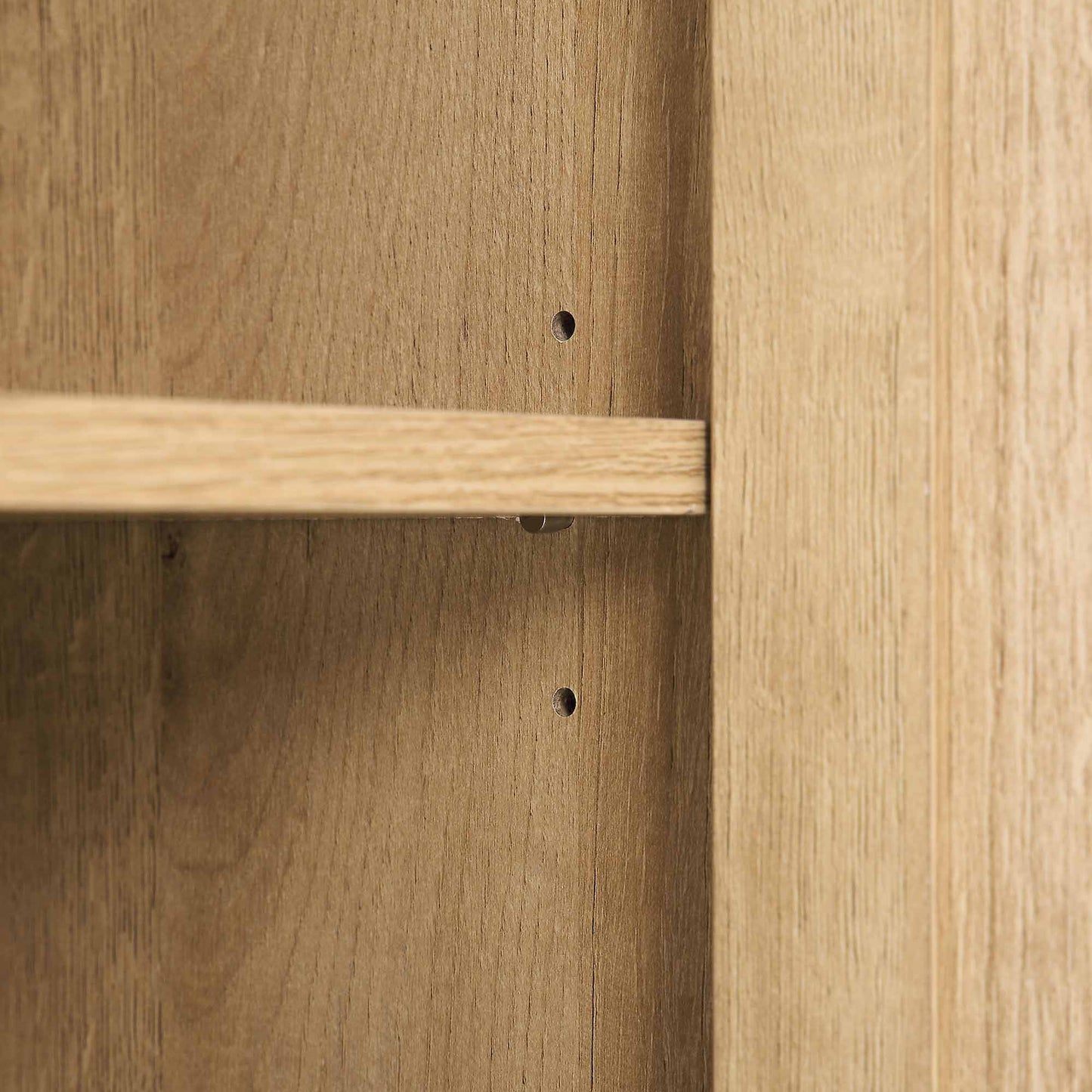 Meuble de salle de bain 1 porte en rotin tressé Frances, naturel