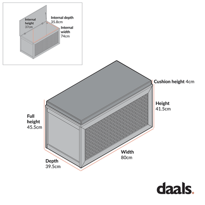 Tabouret de rangement double en rotin tressé Frances avec coussin, menthe