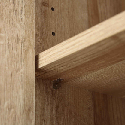 Vitrine en rotin tressé Frances, naturel