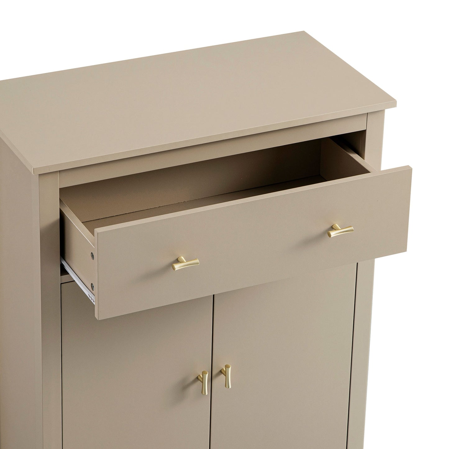 Petit buffet Oakham avec tiroir, gris foncé