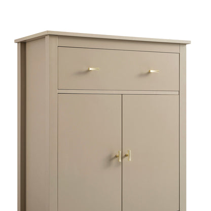 Petit buffet Oakham avec tiroir, gris foncé