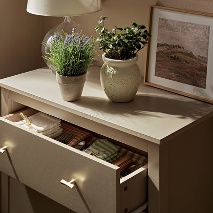 Petit buffet Oakham avec tiroir, gris foncé