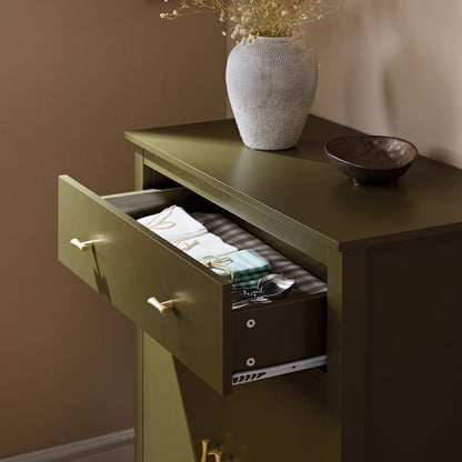 Petit buffet avec tiroir Oakham, Olive Grove