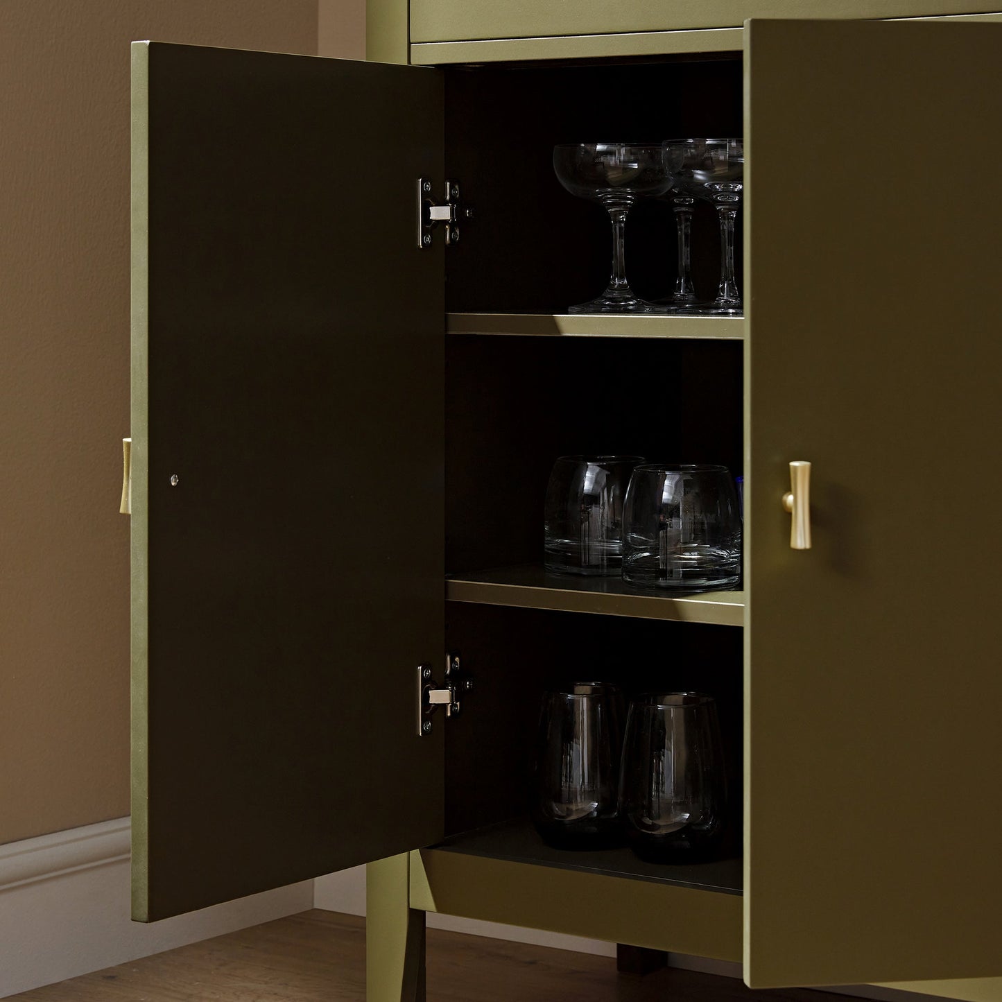 Petit buffet avec tiroir Oakham, Olive Grove