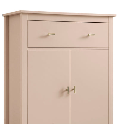 Petit buffet Oakham avec tiroir, rose nude