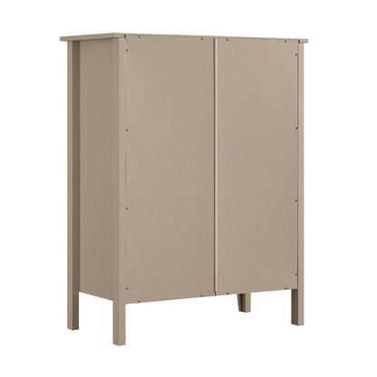 Commode 4 tiroirs Oakham, gris foncé