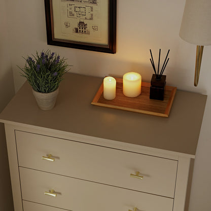 Commode 4 tiroirs Oakham, gris foncé