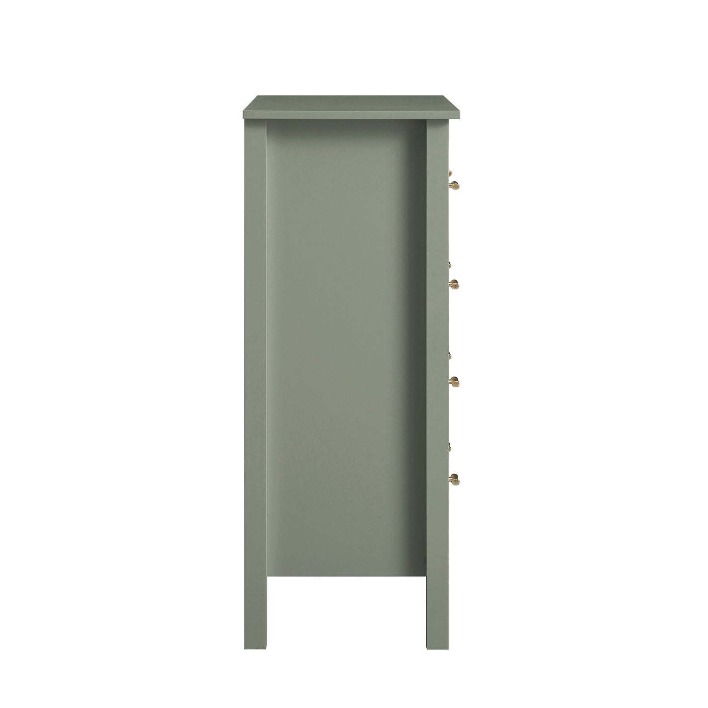 Commode 4 tiroirs Oakham, sauge du désert