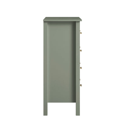 Commode 4 tiroirs Oakham, sauge du désert