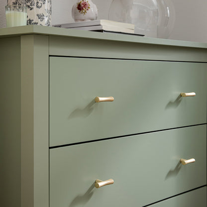 Commode 4 tiroirs Oakham, sauge du désert