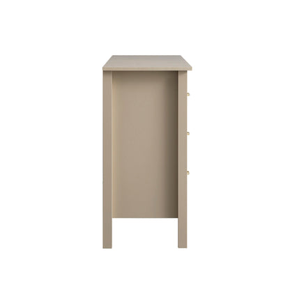 Commode 6 tiroirs Oakham, gris foncé