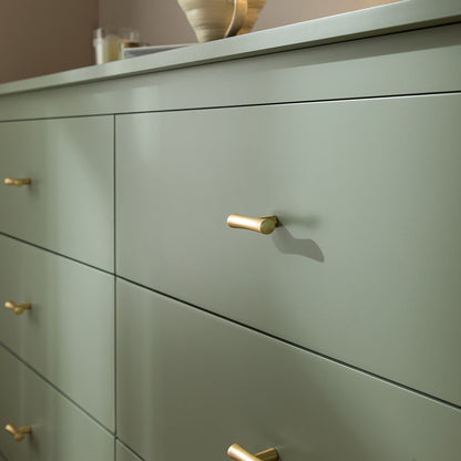 Commode 6 tiroirs Oakham, sauge du désert