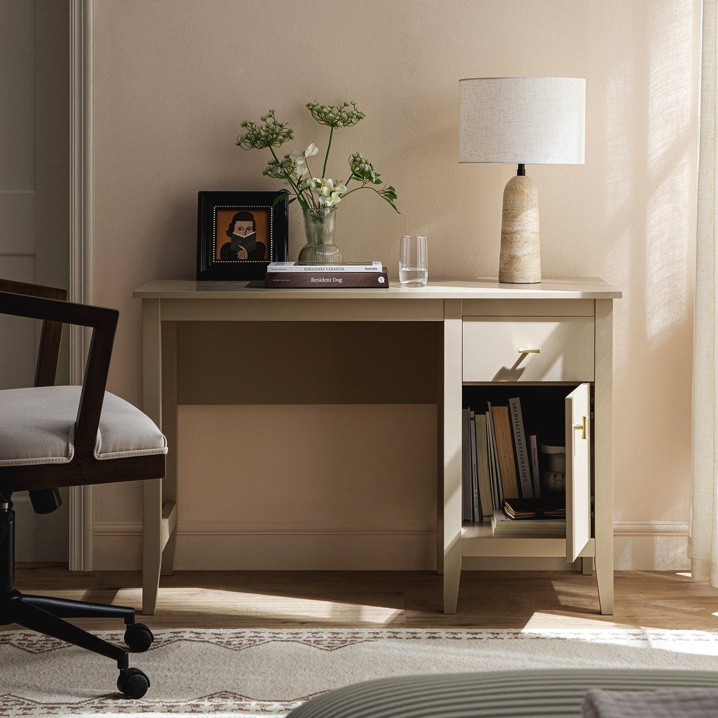 Bureau Oakham, gris foncé