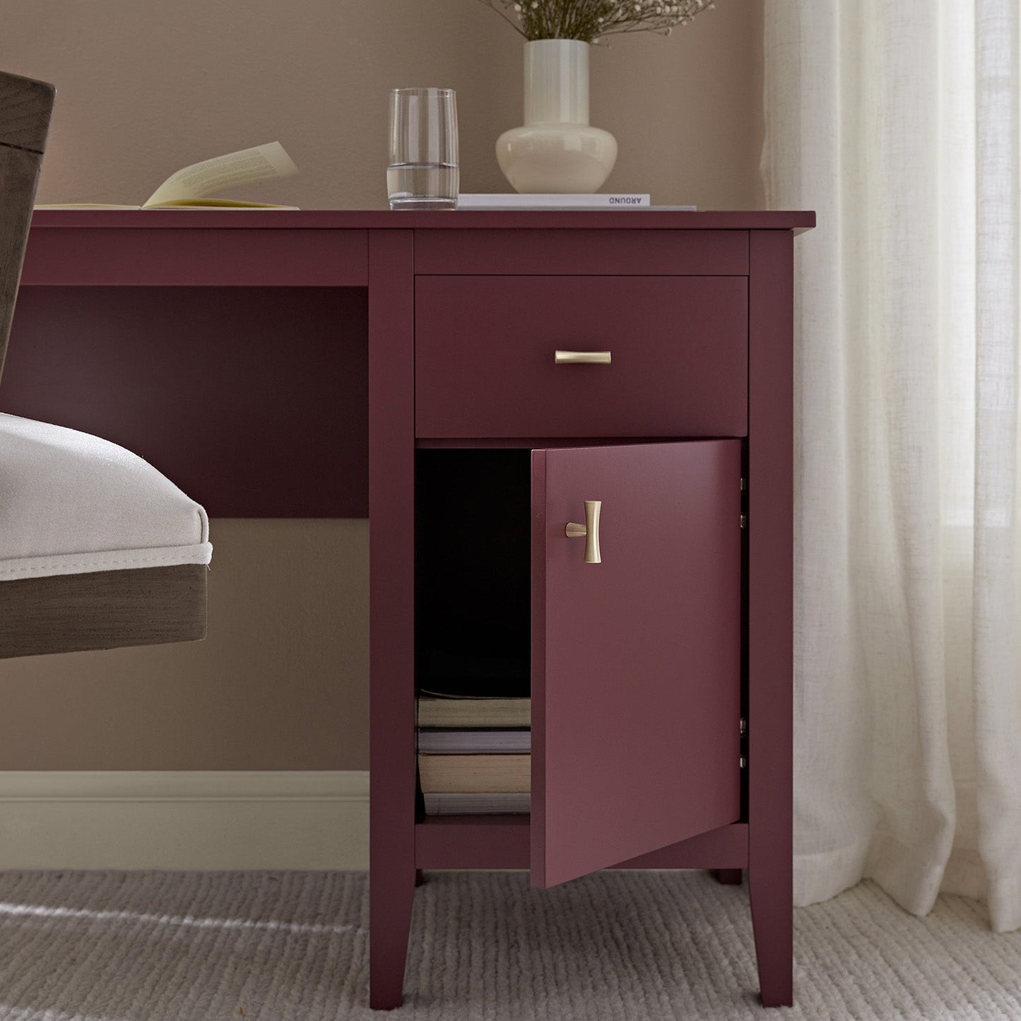 Bureau Oakham, cerisier sauvage