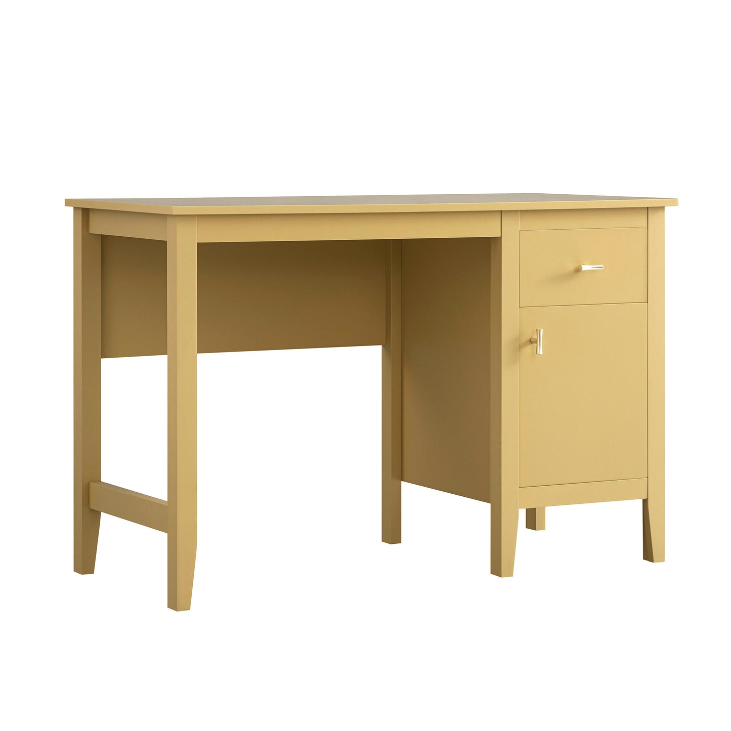 Bureau Oakham, rotin jaune