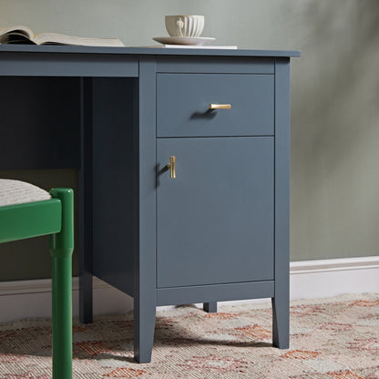 Bureau Oakham, bleu orageux