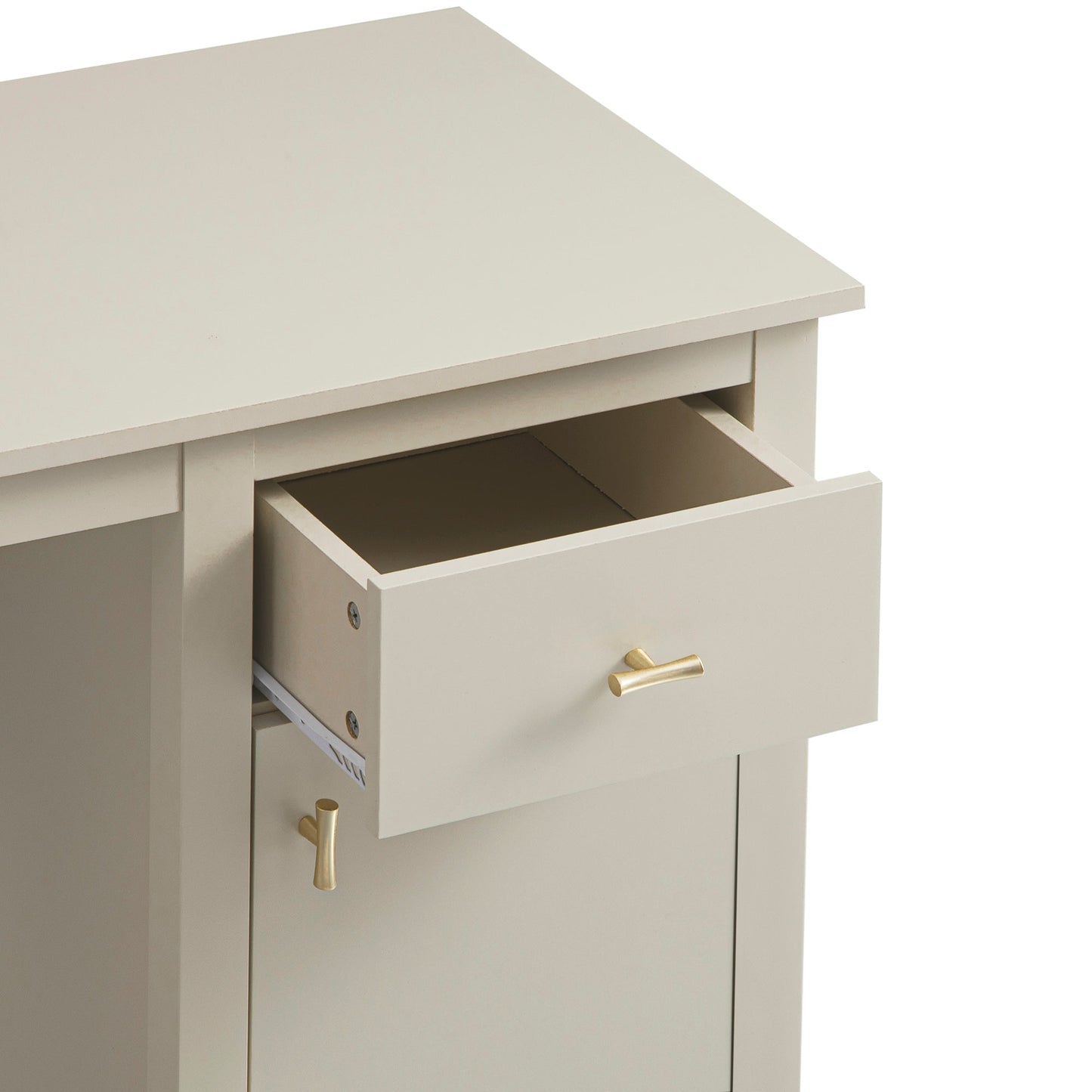 Bureau Oakham, blanc ombragé