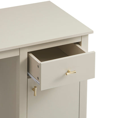 Bureau Oakham, blanc ombragé