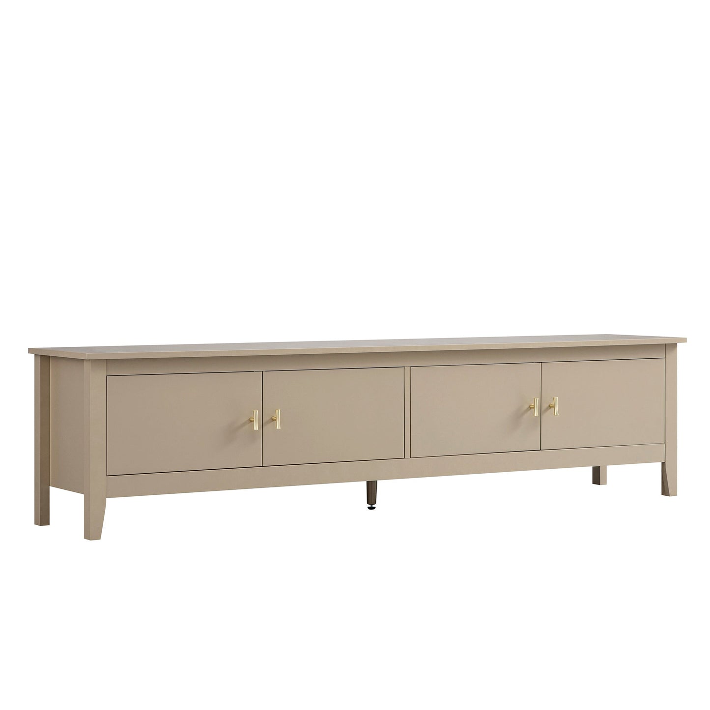 Meuble TV Oakham 180 cm de large, gris foncé