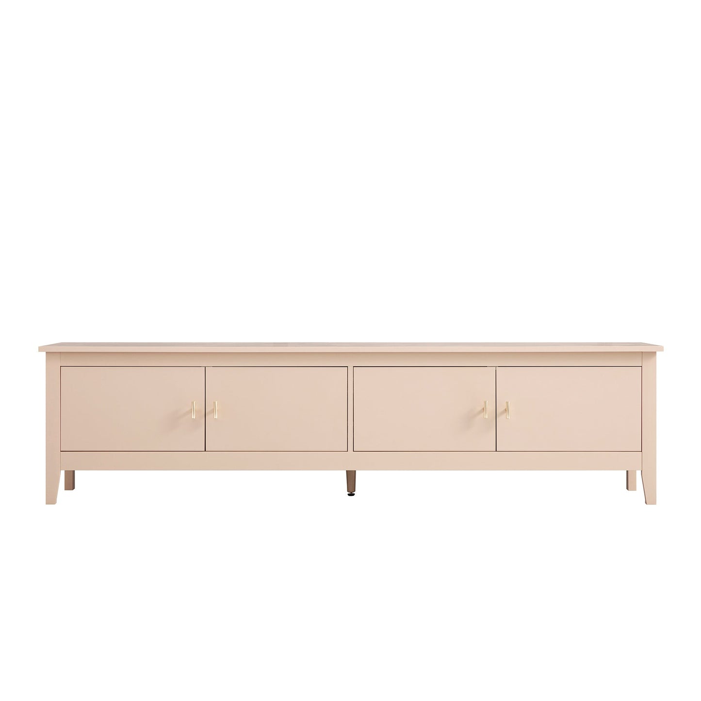 Meuble TV Oakham 180 cm de large, rose nude