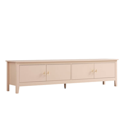 Meuble TV Oakham 180 cm de large, rose nude