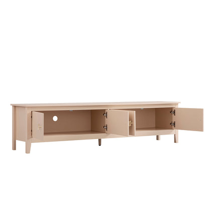 Meuble TV Oakham 180 cm de large, rose nude