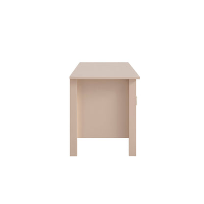Meuble TV Oakham 180 cm de large, rose nude
