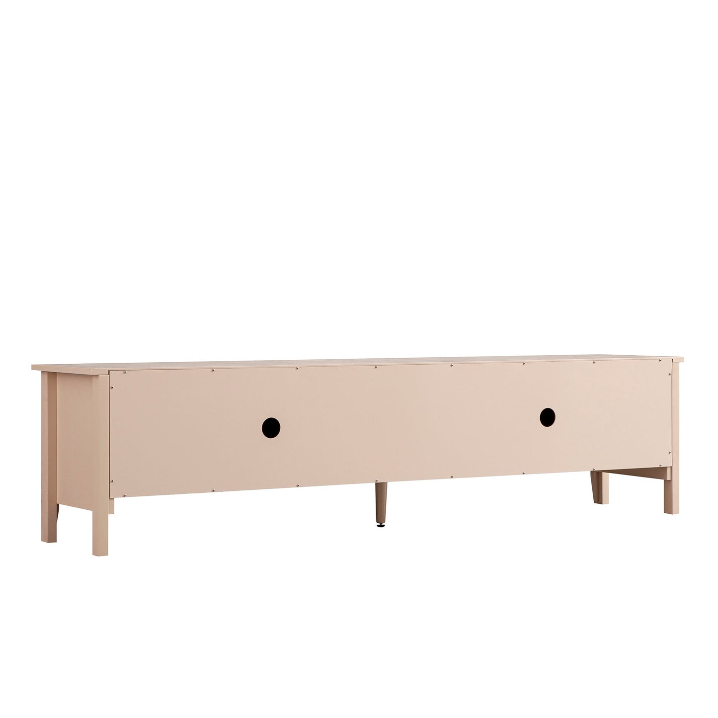 Meuble TV Oakham 180 cm de large, rose nude