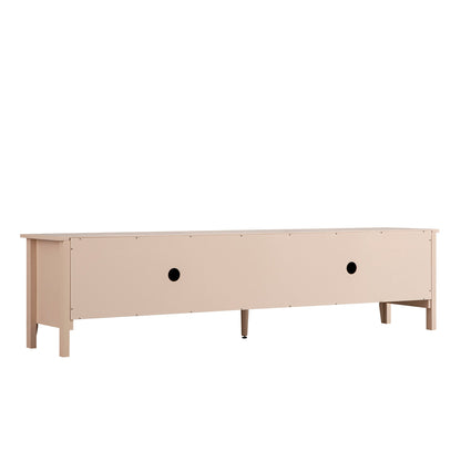 Meuble TV Oakham 180 cm de large, rose nude