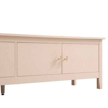 Meuble TV Oakham 180 cm de large, rose nude
