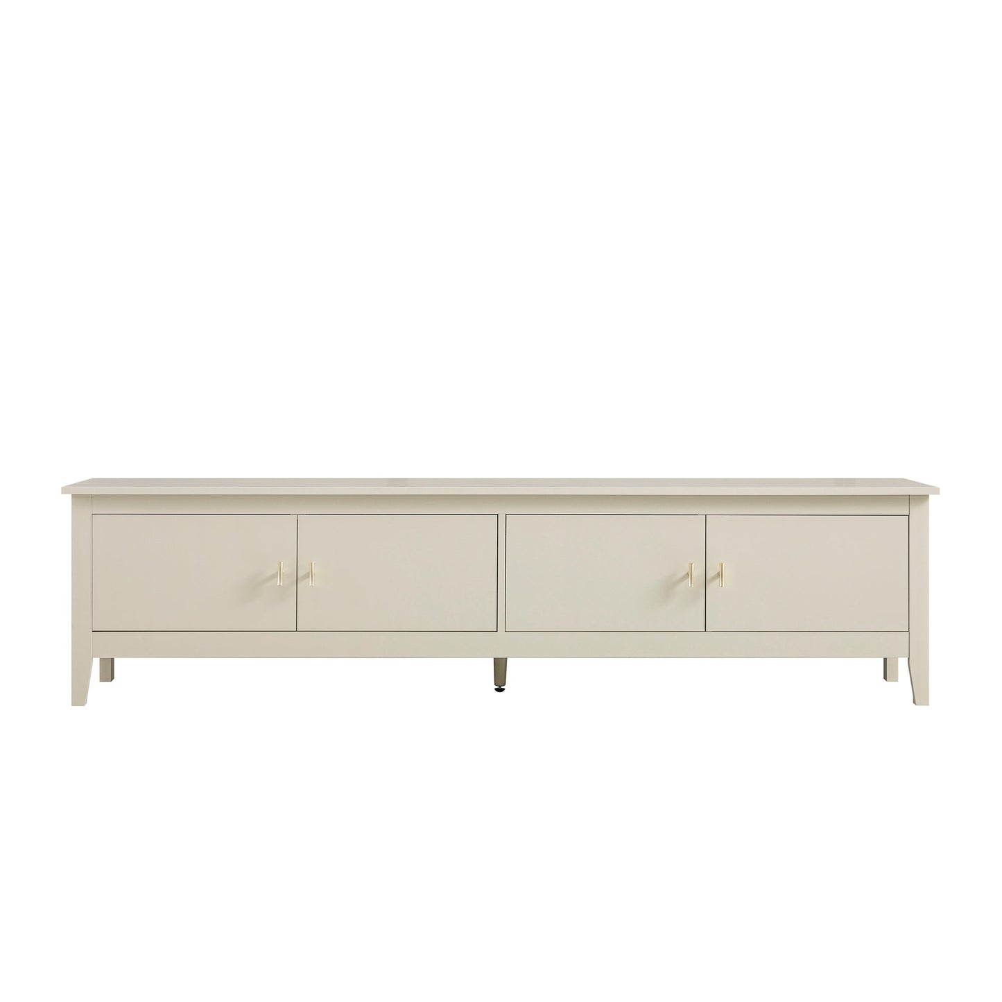 Meuble TV Oakham 180 cm de large, blanc ombré