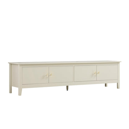 Meuble TV Oakham 180 cm de large, blanc ombré