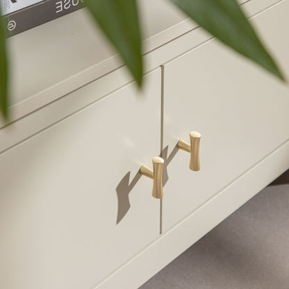 Meuble TV Oakham 180 cm de large, blanc ombré